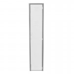 Locker metálico dual grande - 1 puerta blanco